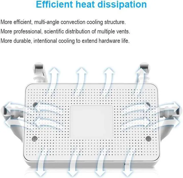 Alt view image 4 of 5 - WiFi Router 300Mbps WiFi Router with 1 Wan 4 Lan  Access Point,Internet Wifi Router for Usb Modem-EU Plug