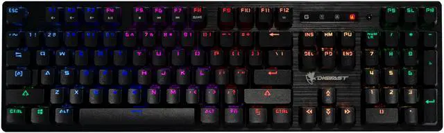 Alt view image 2 of 6 - Digifast LK32 Mechanical RGB Gaming Keyboard | Optical Linear Switches 100 Million Durability | Customizable Color | Textured Surface | Water-Resistant Design