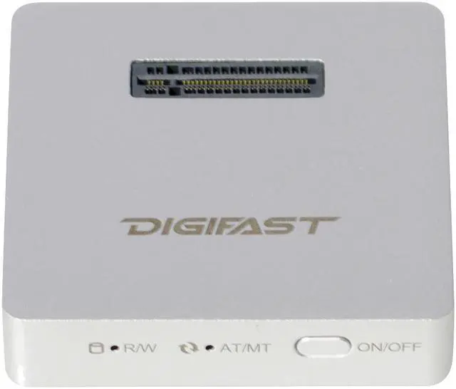Alt view image 2 of 6 - Digifast M.2 NVMe SSD Docking Base, USB3.2 GEN2 Type-C (10 Gbps), Lightweight, Portable Design - Silver