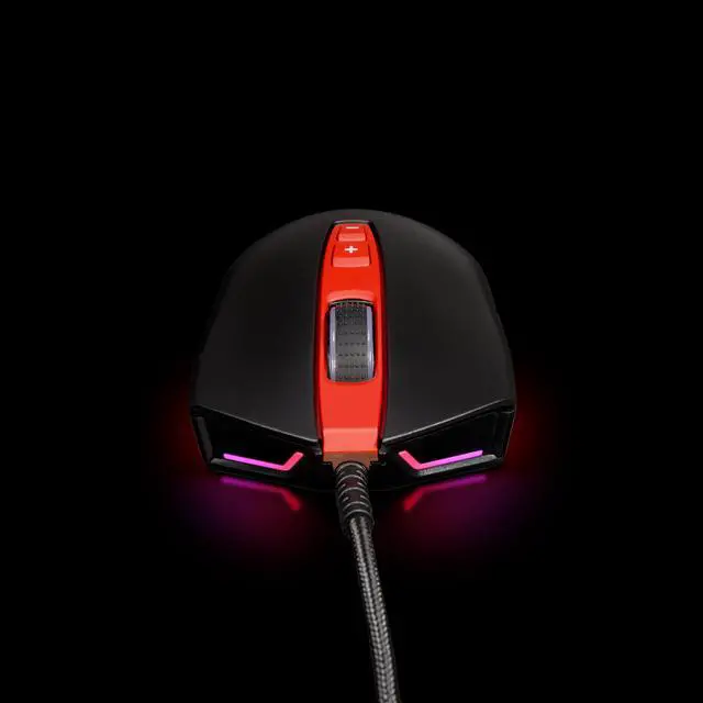 Alt view image 5 of 6 - Digifast Nightfall NF15 RGB Gaming Mouse, Adjustable Weight, 60 Million Click Durability, 7 Programmable Buttons, Dynamic RGB, Customizable Color, DPI