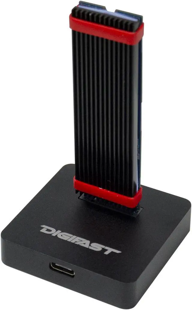 Alt view image 2 of 4 - Digifast M.2 NVMe SSD Docking Base - Black