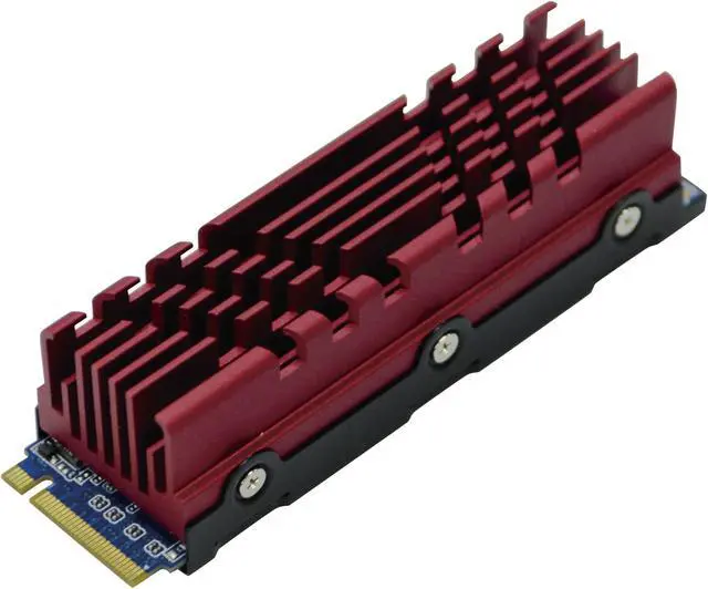 Alt view image 2 of 7 - Digifast M.2 2280 SSD Premium Heatsink - Red