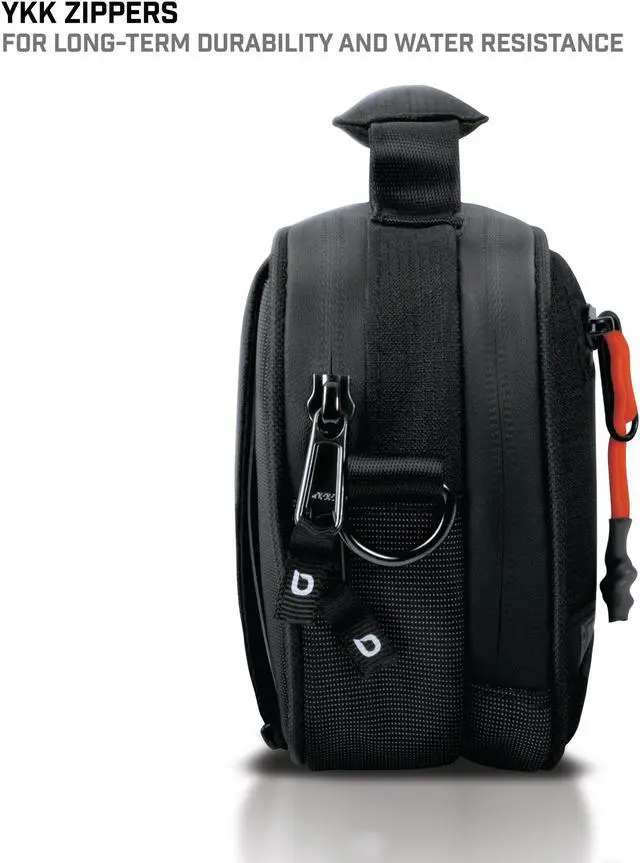 Alt view image 3 of 11 - Bionik Commuter - Switch Bag - Compatible with Nintendo Switch - 18 Game Slots - Extra Joy Con Pocket - Canvas Exterior - Plush Interior - Removable Shoulder Strap - Backpack Attachable - YKK Zippers