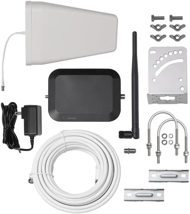 Alt view image 4 of 8 - weBoost Home Studio [Up to 1 Room] In-Home Cell Phone Signal Booster Kit for Home/Office, All Carriers 3G/4G LTE