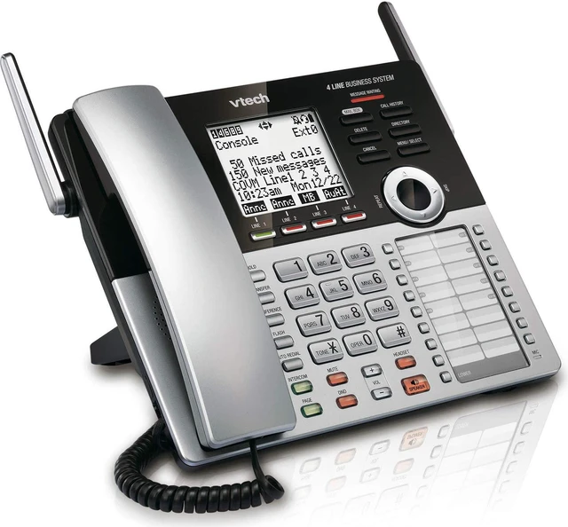 Main image of Vtech (CM18445) DECT 6.0 Corded 4-Line Phone with Answering Machine & Caller ID