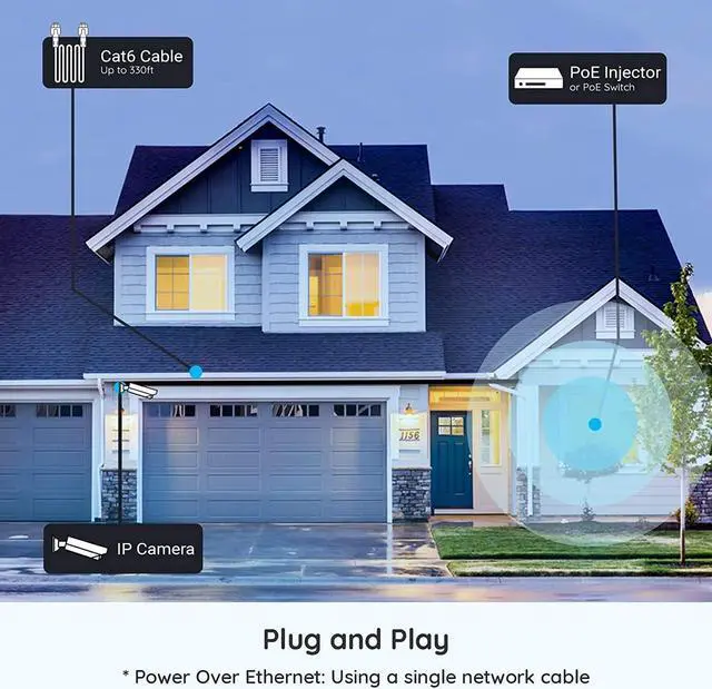 Alt view image 13 of 14 - Reolink Security Camera Outdoor, IP PoE Dome Surveillance Camera, Smart Human/Vehicle Detection, Work with Smart Home, 100ft 5MP HD IR Night Vision, Up to 256GB Micro SD Card - RLC-520A