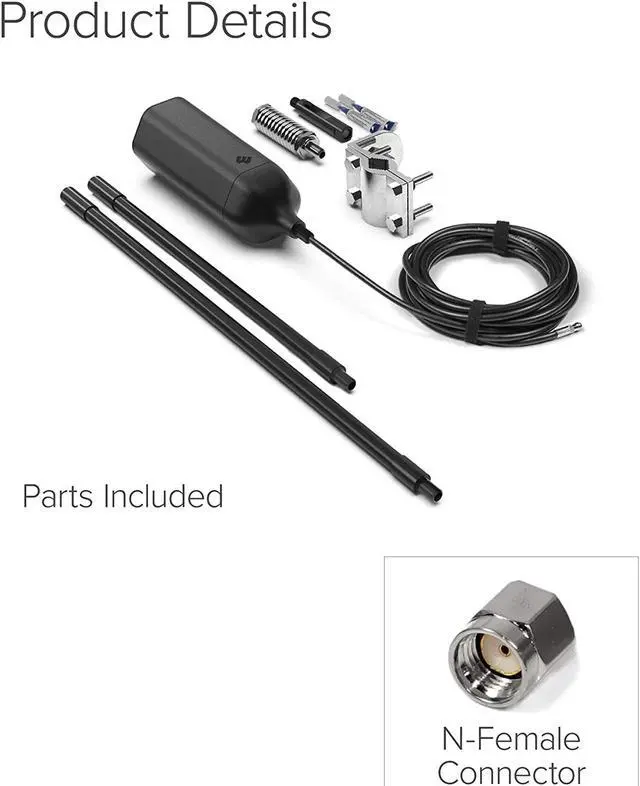 Alt view image 3 of 8 - Wilson Drive OTR Antenna - 4G OTR Antenna for Truck/RV/Heavy-Duty Vehicle - 311229