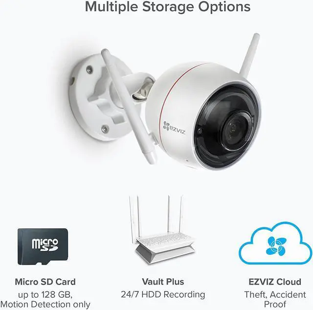 Alt view image 6 of 7 - EZVIZ C3W PRO 4MP Outdoor WiFi Camera