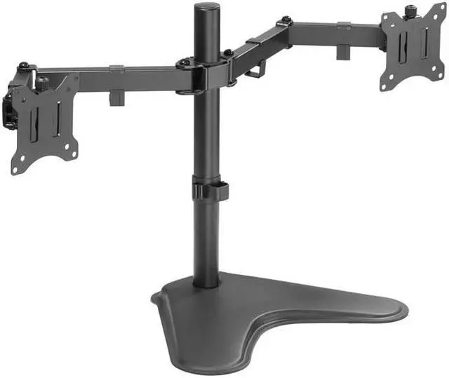 Alt view image 17 of 17 - Amer Networks 2EZSTAND | Dual Articulating Monitor Desk Mount | Supports 17 - 32" Monitors