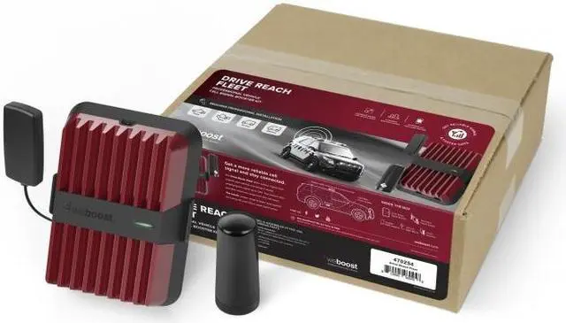 Alt view image 5 of 9 - weBoost Drive Reach Fleet [Multi User] In-Vehicle Cell Phone Signal Booster Kit for Truck/SUV/Fleet All Carriers 3G/4G LTE