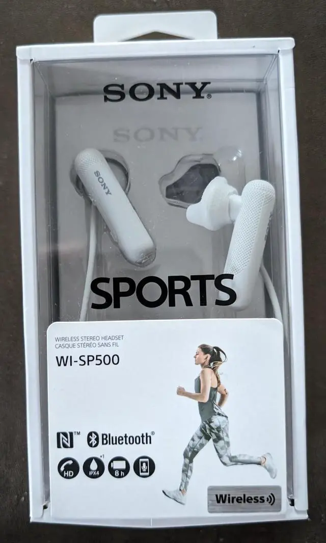 Main image of Sony WI-SP500 In-Ear Bluetooth Headphones With Mic  Workouts And Fitness Black
