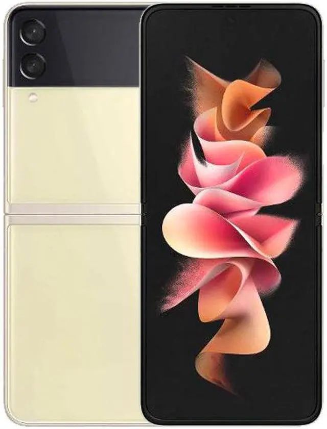 Main image of Samsung Galaxy Z Flip3 5G 128GB 8GB RAM | SM-F7110 | Unlocked | GSM only No CDMA - Cream