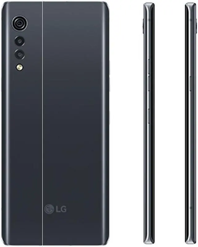 Alt view image 3 of 3 - LG VELVET 5G Snapdragon 765 128GB 6.8” Single Screen 48MP (GSM Only|No CDMA) Unlocked - Aurora Black