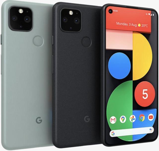  Google Pixel 5 5G 128GB 8GB RAM Factory Unlocked (GSM Only  No  CDMA - not Compatible with Verizon/Sprint) International Version - Just  Black