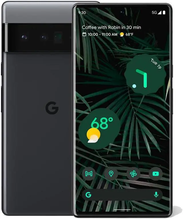 Main image of Google Pixel 6 Pro 5G 128GB 12GB RAM | Unlocked | GSM ONLY NO CDMA |Stormy Black