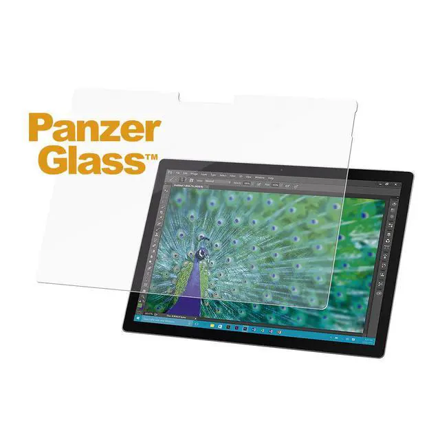 Alt view image 2 of 5 - PanzerGlass Screen Protector Crystal Clear - For 13.5" LCD Tablet PC - Shock Resistant, Scratch Resistant, Fingerprint Resistant, Impact Resistant - Tempered Glass
