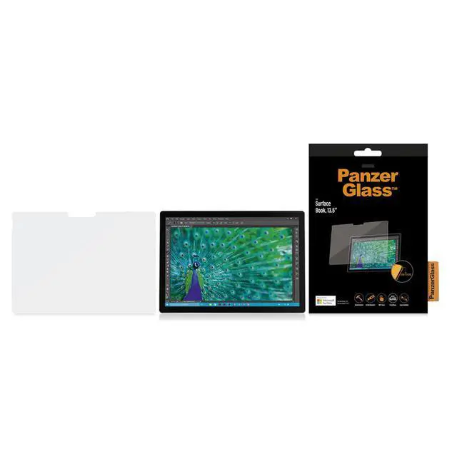 Alt view image 3 of 5 - PanzerGlass Screen Protector Crystal Clear - For 13.5" LCD Tablet PC - Shock Resistant, Scratch Resistant, Fingerprint Resistant, Impact Resistant - Tempered Glass