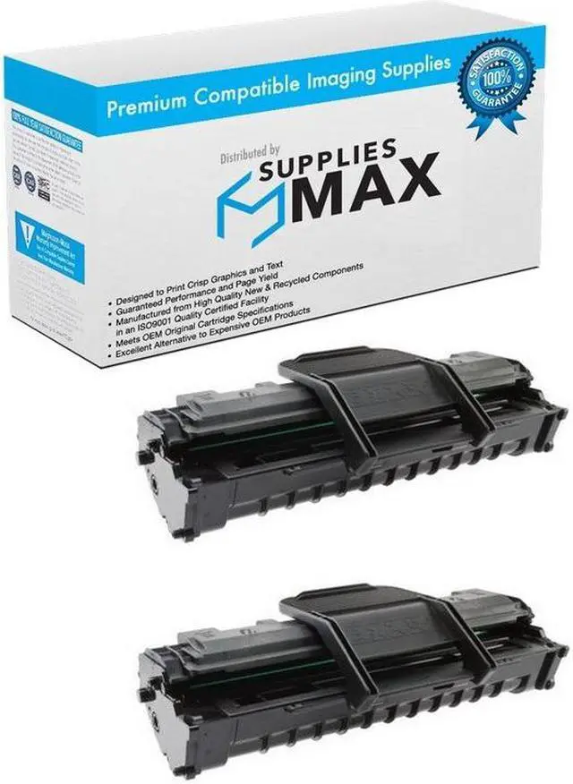 Main image of SuppliesMAX Compatible Replacement for Samsung ML-2010/2510/2570/2571N Toner Cartridge (2/PK-3000 Page Yield) (ML-2010D3_2PK)