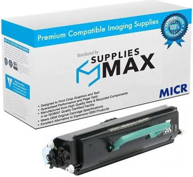 Main image of SuppliesMAX Compatible MICR Replacement for Dell 3333DN/3335DN High Yield Toner Cartridge (14000 Page Yield) (330-8987)