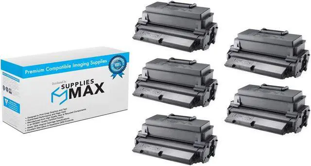 Main image of SuppliesMAX Compatible Replacement for TallyGenicom T9114D/T9114I/T9114N/T9312/T9412 Toner Cartridge (5/PK-6000 Page Yield) (083284_5PK)