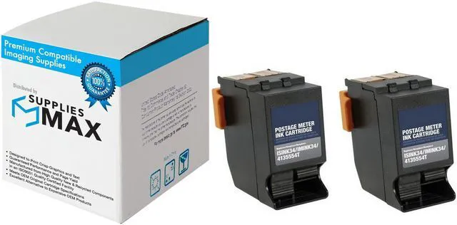 Main image of SuppliesMAX Remanufactured Replacement for Hasler IH-600AF/IH-600HF/IH-700/IH-750/IM-330/IM-350/ IM-420/IM-440/IM-460/IM-480/IM-750 Red Postage Meter Inkjet (2/PK-8500 Page Yield) (4135557W_2PK)