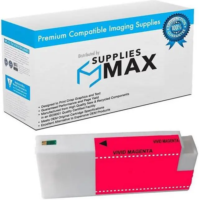 Main image of SuppliesMAX  Replacement for Stylus Pro 7700/7900/9700/9900/WT-7900 Vivid Magenta High Yield Wide Format Inkjet (700 ML) (T636300)