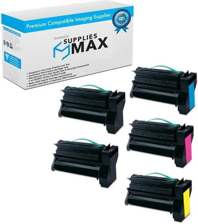 Main image of SuppliesMAX Compatible Replacement for Lexmark C770DN/C770DTN/C770N/C772DN/C772DTN/C772N/X772E-MFP Extra High Yield Toner Cartridge Combo Pack (2-BK/1-C/M/Y) (C7700J2B1CMY)