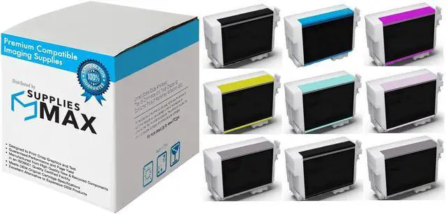 Main image of SuppliesMAX Remanufactured Replacement for SureColor P600 Inkjet Combo Pack (PBK/C/M/Y/LC/LM/LBK/MBK/LLBK) (NO. 760) (T760120-4BCS)