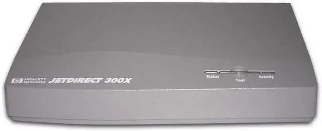 Alt view image 3 of 4 - HP J3263A JetDirect 300X ENET External 10/100 Single Port RJ45 RJ45 LPT