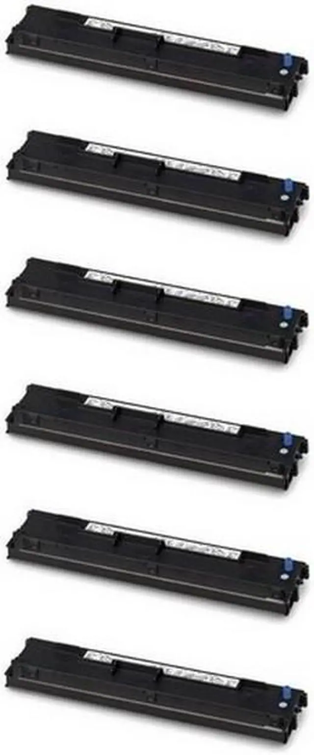Alt view image 2 of 7 - SuppliesMAX Compatible Replacement for Okidata MICROLINE 760/MICROLINE 6100/MICROLINE 6300/6300FB/6300FB-SC/MICROLINE 7100 Black Printer Ribbons (6/PK) (C1352)