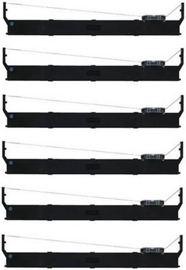 Alt view image 2 of 7 - SuppliesMAX Compatible Replacement for Lexmark 4227/4227 Plus Formsprinter Series Black Printer Ribbons (6/PK) (011070)