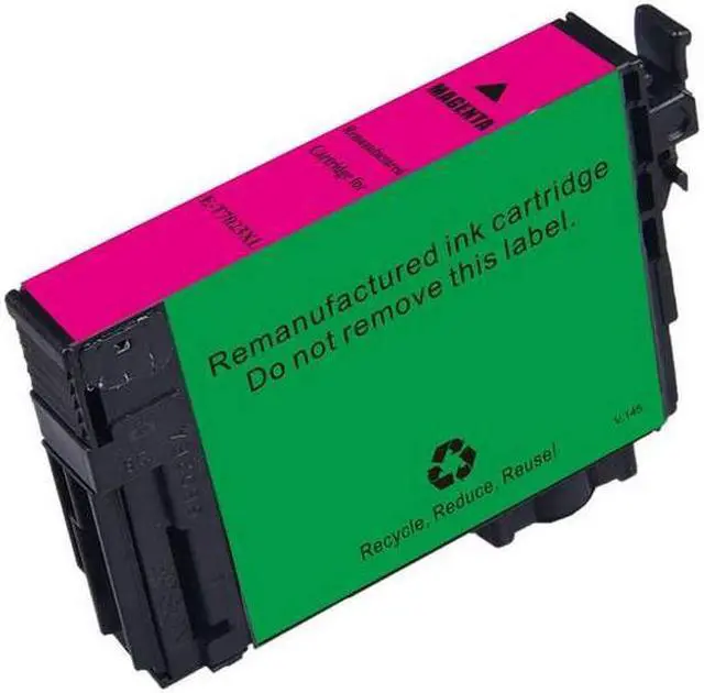 Alt view image 2 of 7 - SuppliesMAX Remanufactured Replacement for WorkForce WF-3720/WF-3730/WF-3733 Magenta High Yield Inkjet (950 Page Yield) (NO. 702XL) (T702XL320-S)