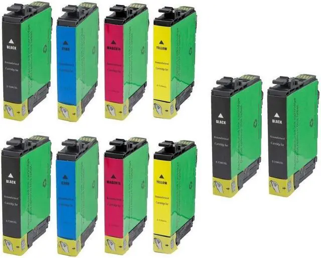 Alt view image 2 of 7 - SuppliesMAX Remanufactured Replacement for WorkForce WF-2520/WF-2530/WF-2540/XP-200/XP-300/XP-310/XP-400/XP-410 High Yield Inkjet Combo Pack (4-BK/2-C/M/Y) (NO. 200XL) (T200XL120-4B2CS)