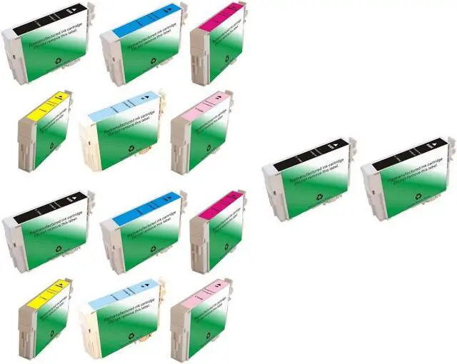 Alt view image 2 of 7 - SuppliesMAX Remanufactured Replacement for Artisan 700/ 710/ 725/ 730/ 800/ 810/ 835/ 837 Inkjet Combo Pack (4-BK/2-C/M/Y/LC/LM) (NO. 98) (T098120-4B2CS)
