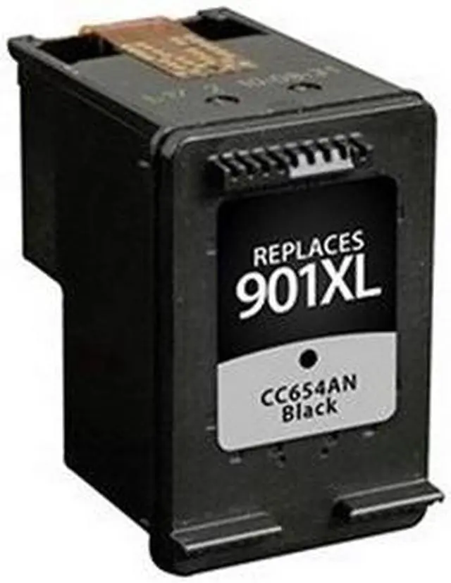 Alt view image 2 of 7 - SuppliesMAX Remanufactured Replacement for HP OfficeJet 4500/J4500/J4540/J4550/J4580/J4640/J4680 Series Black High Yield Inkjet (700 Page Yield) (NO. 901XL) (CC654AN)