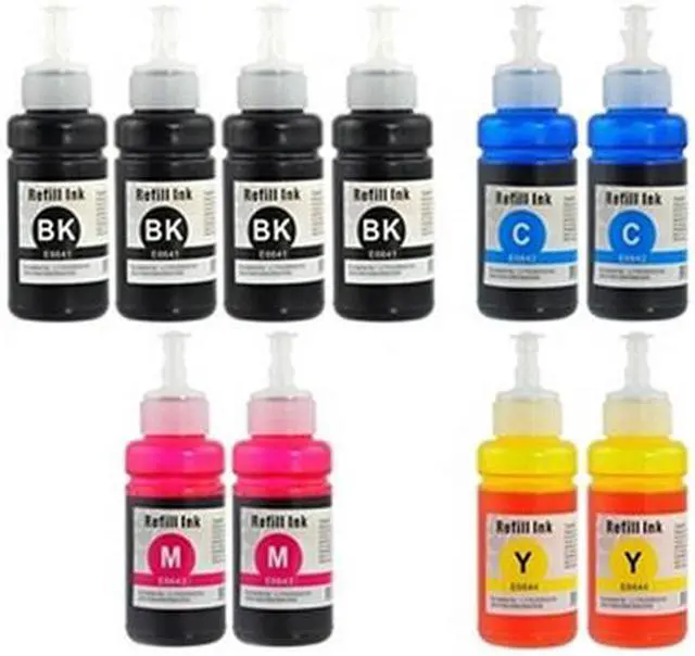 Alt view image 2 of 7 - SuppliesMAX Compatible Replacement for Eco-Tank L100/L200/L300/L550/ET-2500/ET-2600/ET-3600/ET-4500/ET-16500 Dye Ink Bottle Combo Pack (4-BK/2-C/M/Y) (NO. 664) (T6644-4B2CS)