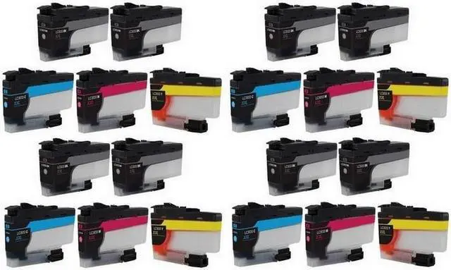 Alt view image 2 of 7 - SuppliesMAX Compatible Replacement for Brother DCP-J1100DW/MFC-J805DW/MFC-J815DW/MFC-J995DW/MFC-J1300DW Super High Yield Inkjet Combo Pack (8-BK/4-C/M/Y) (LC-3033-8BK4CMY)