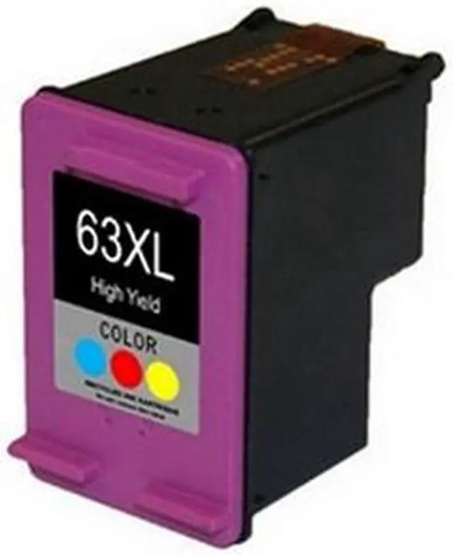 Alt view image 2 of 7 - SuppliesMAX Remanufactured Replacement for HP DeskJet 1112/2130/3630/3635/ENVY 4510/4520/OfficeJet 3830/4650/5200/5260/5272 Color High Yield Inkjet (480 Page Yield) (NO. 63XL) (F6U63AN)