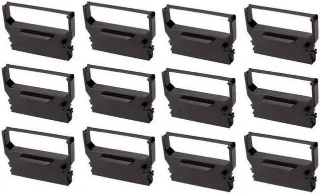 Alt view image 2 of 7 - SuppliesMAX Compatible Replacement for Star-Micronics MP-300 Series/MP-317/MP-323/MP-342/MP-352/MP-382/SP-300 Series/SP-317/SP-320/SP-349 Black P.O.S. Printer Ribbons (12/PK) (67205_12PK)