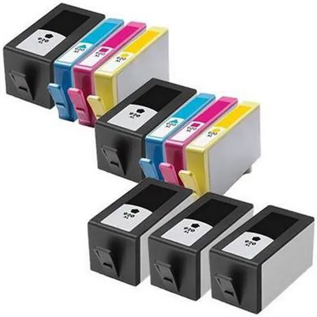 Alt view image 2 of 7 - SuppliesMAX Remanufactured Replacement for HP OfficeJet 6000/OfficeJet 6500/OfficeJet 7000/OfficeJet 7500/OfficeJet PRO 6500 Inkjet Combo Pack (5-BK/2-C/M/Y) (NO. 920XL) (CD975AN_5PK/CN700BN_2PKMP)