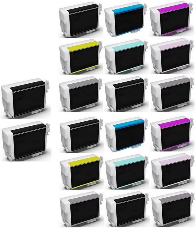 Alt view image 2 of 7 - SuppliesMAX Remanufactured Replacement for SureColor P600 Inkjet Combo Pack (4-PBK/2-C/M/Y/LC/LM/LBK/MBK/LLBK) (NO. 760) (T760120-10B10CS)