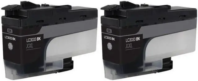 Alt view image 2 of 7 - SuppliesMAX Compatible Replacement for Brother DCP-J1100DW/MFC-J805DW/MFC-J815DW/MFC-J995DW/MFC-J1300DW Black Super High Yield Inkjet (2/PK-3000 Page Yield) (LC-30332PKS)