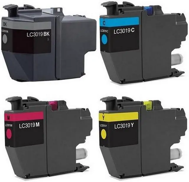 Alt view image 2 of 7 - SuppliesMAX Compatible Replacement for Brother MFC-J5330DW/MFC-J5335DW/MFC-J5730DW/MFC-J6530DW/MFC-J6830DW Super High Yield Inkjet Combo Pack (BK/C/M/Y) (LC-3019VALBP)