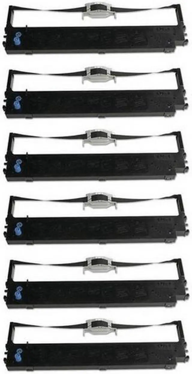 Alt view image 2 of 7 - SuppliesMAX Compatible Replacement for Okidata MICROLINE 620/690/ML-620/ML-690 Black Printer Ribbons (6/PK) (O-620-BL)