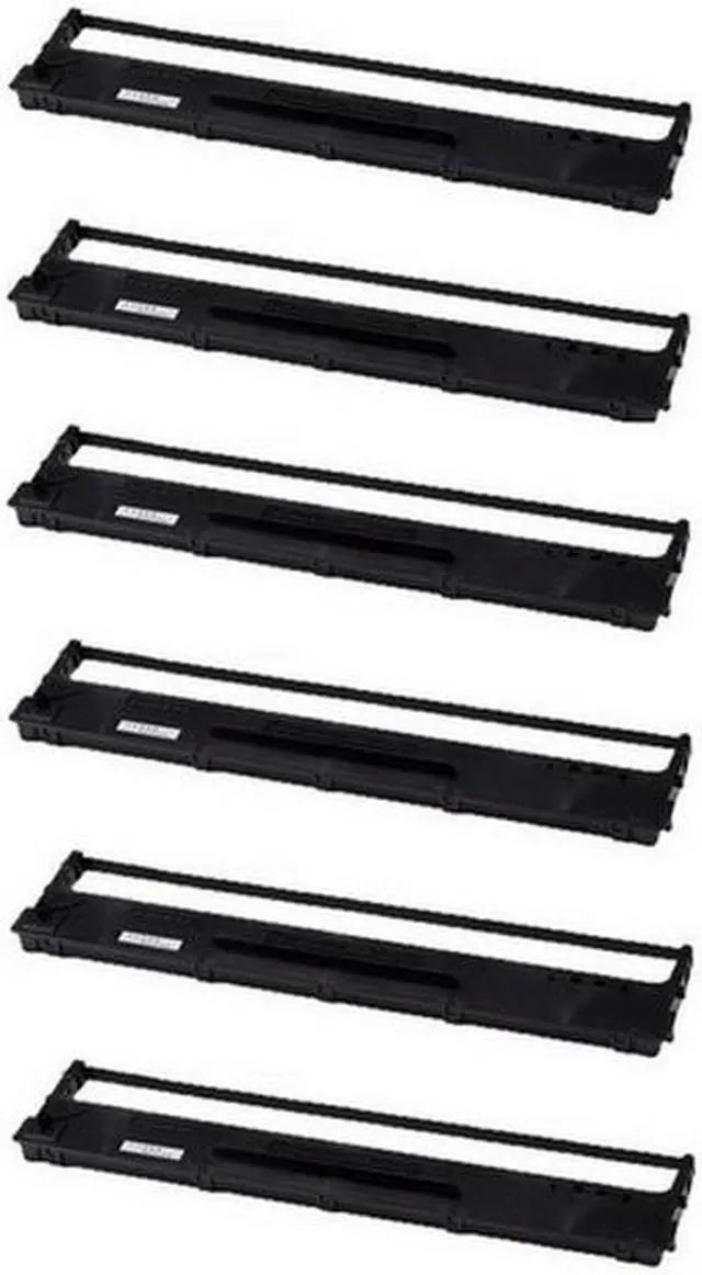 Alt view image 2 of 7 - SuppliesMAX Compatible Replacement for TallyGenicom Dascom 2600/DS-2600 Black Printer Ribbons (6/PK) (MMTD-2600-BL)