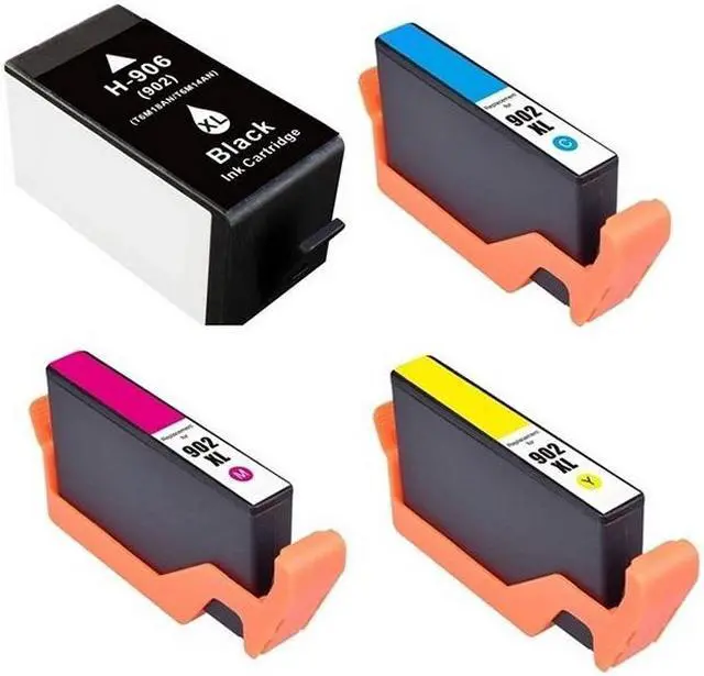 Alt view image 2 of 7 - SuppliesMAX Remanufactured Replacement for HP OfficeJet Pro 6960/6962/6970/6974/6975/6978/6979 High Yield Inkjet Combo Pack (BK/C/M/Y) (NO. 906XL/NO. 902XL) (T6M18AN_1PK/T0A41BN_1PKMP)
