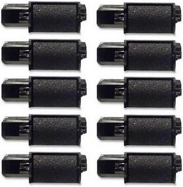 Alt view image 2 of 7 - SuppliesMAX Compatible Replacement for Seiko M31/M42/M42-III/M45 Black Ink Rollers (10/PK) (IR-40B_10PK)