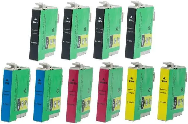 Alt view image 2 of 7 - SuppliesMAX Remanufactured Replacement for Stylus CX-4400/CX-4450/CX-7400/NX-100/NX-115/NX-200/NX-215/NX-300/NX-400/NX-410/NX-415 Inkjet Combo Pack (4-BK/2-C/M/Y) (NO. 88) (T088120-4B2CS)