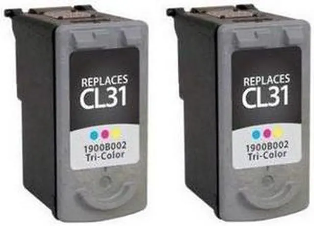 Alt view image 2 of 7 - SuppliesMAX Remanufactured Replacement for Canon PIXMA iP-1800/iP-1900/iP-2600/MP-140/MP-190/MP-210/MP-470/MX-300/MX-310 Tri-Color Inkjet (2/PK-200 Page Yield) (CL-31) (1900B002_2PK)