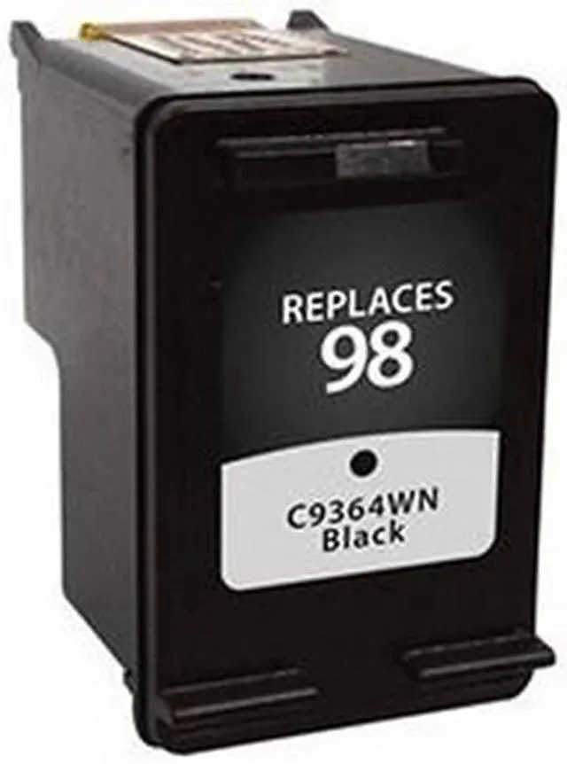 Alt view image 2 of 7 - SuppliesMAX Remanufactured Replacement for HP DeskJet 5940/D4100/OfficeJet H470/100/6310/PhotoSmart 2575/8000 C4150/D5065/D5160 Series Black Inkjet (420 Page Yield) (NO. 98) (C9364WN)